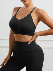 BloomNBoom Sports Bra Push Up Jogging Gym