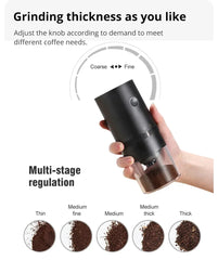 BloomNBoom Portable Coffee Bean Grinder