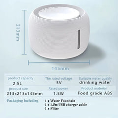 BloomNBoom Pet Cat Water Fountain Drinking Smart Sensor