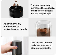 BloomNBoom Portable Coffee Bean Grinder