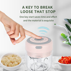 BloomNBoom Mini Electric Garlic Chopper